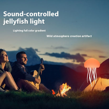 Sound-Controlled Jellyfish Lamp 🪼✨